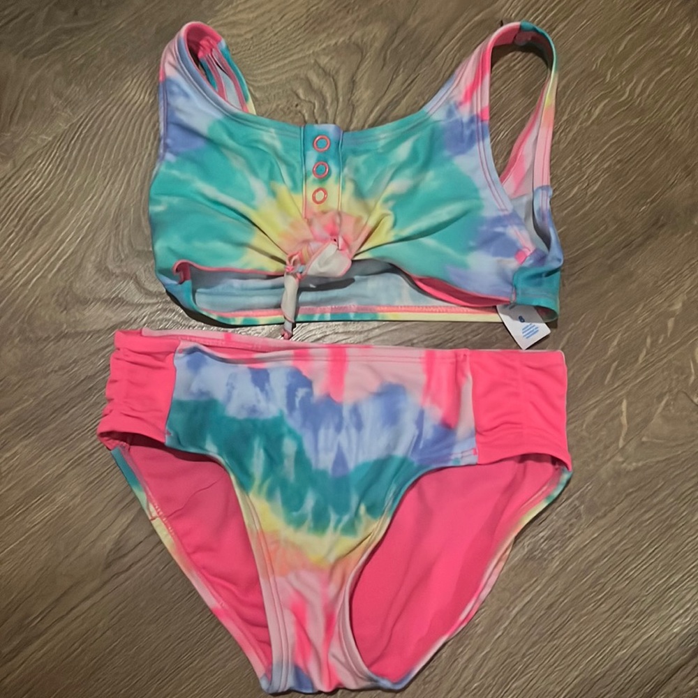 Justice girls bathing suit size 8